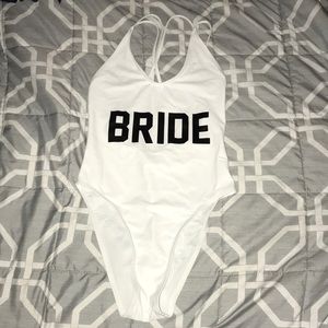 Bride bathing suit